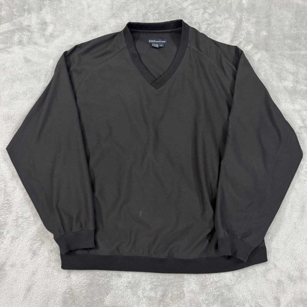 511 Tactical Jacket Mens XL Black Windbreaker Pullover Police Combat Gussets